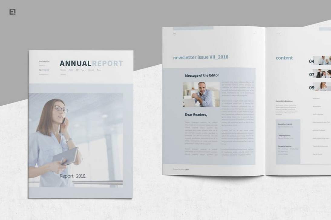 25+ Jahresberichtvorlagen (Word & InDesign) 2518 (Inspiration Throughout Annual Report Template Word