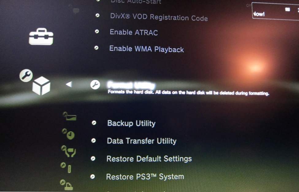 Fehler beim Playstation-Backup-Dienstprogramm